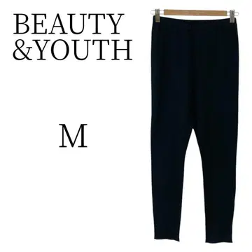 새상품급 BEAUTY&YOUTH 뷰티 앤 유스 블랙 캐주얼 팬츠 M