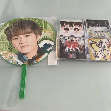 간사이 쟈니즈 부채 & CD 세트