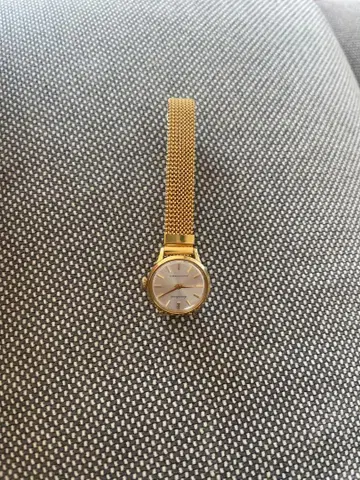 SEIKO 골드 수동 와인딩 시계 소형
