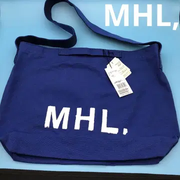 MHL 로고 네이비 숄더백 2WAY 택 포함 새 상품