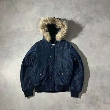 00s y2k fur flight bomber jacket ma-1