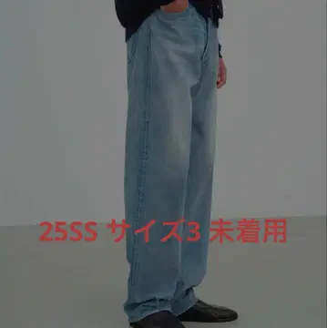 [ 사이즈 3 미착용 ] SELVEDGE FADED LIGHT DENIM