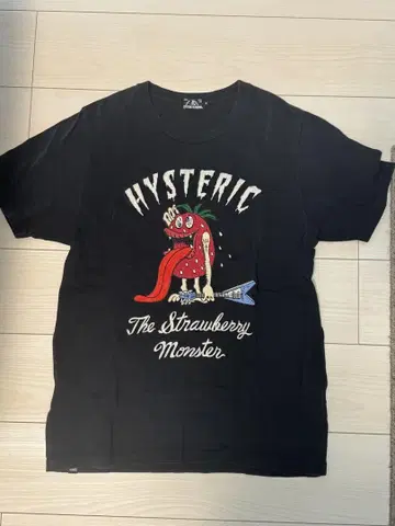 HYSTERIC GLAMOUR 스트로베리 몬스터 T셔츠 M
