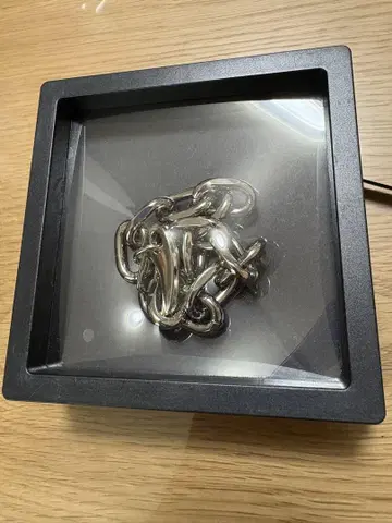 실버 스테인리스 스틸 체인 팔찌