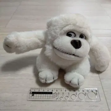 흰색 고릴라 원숭이 봉제 인형 레트로