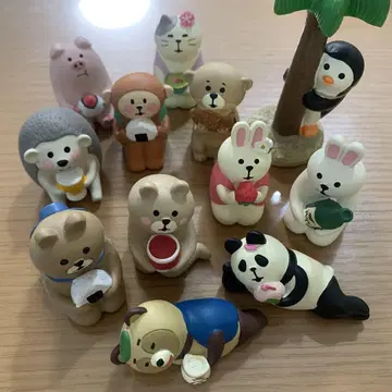 데코 콩콩부르 concombre 원숭이 팬더 돼지 고양이 펭귄