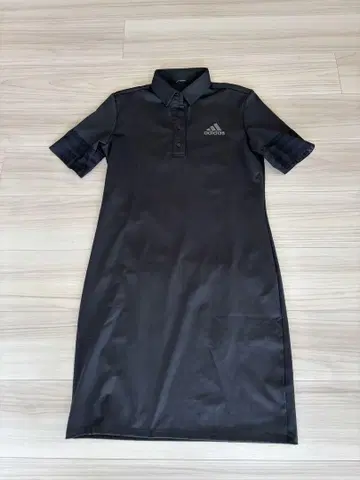 adidas 여성용 폴로 원피스 블랙