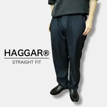 상태 좋음 정품 HAGGAR 노턱 블랙 팬츠 SL1-764