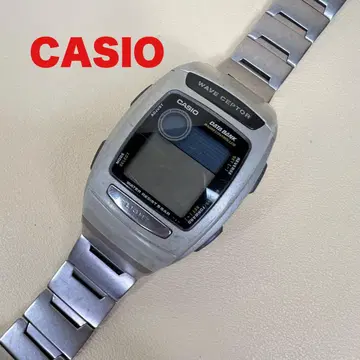 작동 불능 CASIO FKT-301Q 시계 벨트 파손