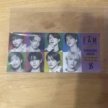 timelesz LIVE TOUR ~FAM~ 회장 한정 스티커