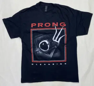 프로 PRONG CLEANSING L 사이즈 티셔츠 정품 메탈