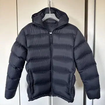 무인양품 MUJI 남성용 다운 자켓 후드 부착 사이즈 M 네이비