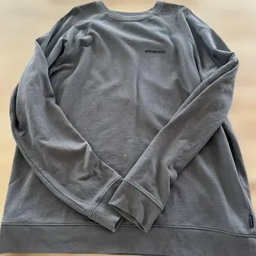 patagonia 그레이 크루넥 맨투맨