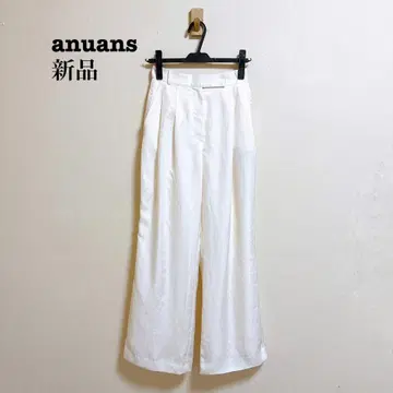 새상품 하자품 anuans 투 턱 릴랙스 트윌 팬츠