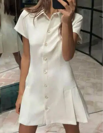 ZARA 카라 미니 원피스