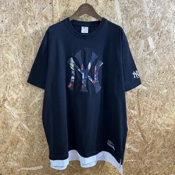 제뉴인 머천다이즈 티셔츠 뉴욕 양키스 5L 구제 의류