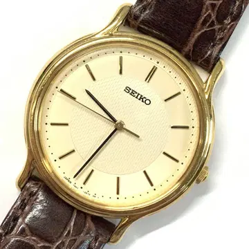 R7-2923 SEIKO 7N01-0BR0 아날로그 쿼츠 손목시계 골드