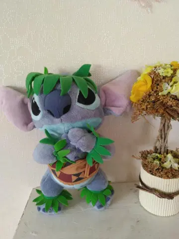 디즈니 릴로 앤 스티치 스티치 봉제 인형 하와이안