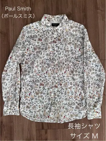 Paul Smith (폴스미스) 긴팔 셔츠 M 보태니컬 무늬
