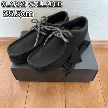 CLARKSWALLABEE 클락스 왈라비 블랙 25.5cm
