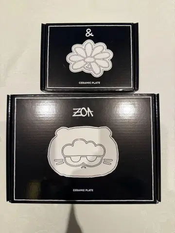 금일 한정 ZOA&FRIENDS ZOA 플레이트 2점
