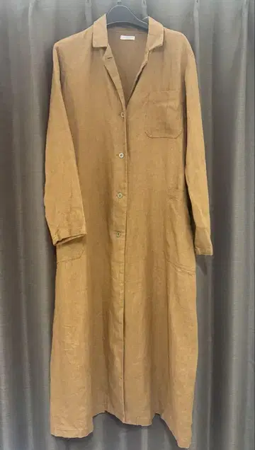 fog linen work의 린넨 롱 자켓 미사용품
