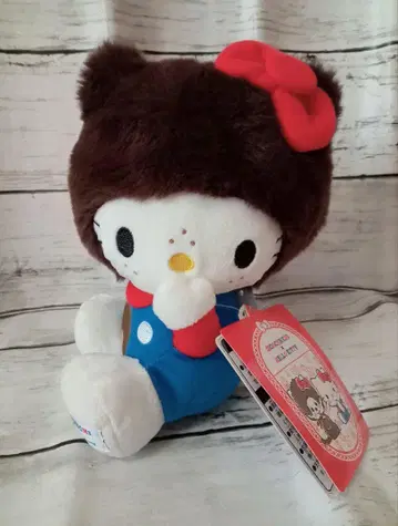 몬치치 x 헬로키티 콜라보 봉제인형 산리오 세키구치
