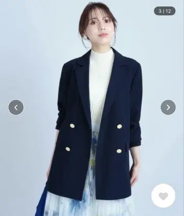 Mystrada 테일러드 재킷 네이비