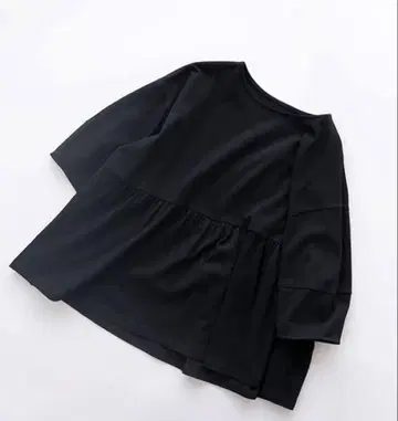 늑대와 올빼미 5부 소매 티셔츠 블랙