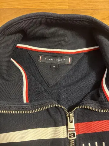 TOMMY HILFIGER 네이비 집업 트레이닝복 M