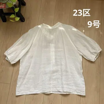 23구 린넨 블라우스 5부