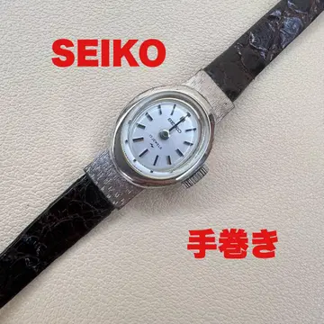 작동 불능 SEIKO 시계 수동 와인딩 11-7380 세이코
