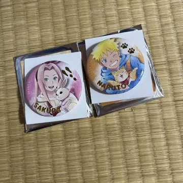 NARUTO 트레이딩 금박 캔뱃지 소년기 x 애니멀 카미애니TOUCH