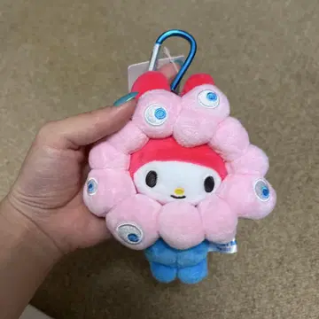 마이멜로디 봉제 인형 카라비너 포함