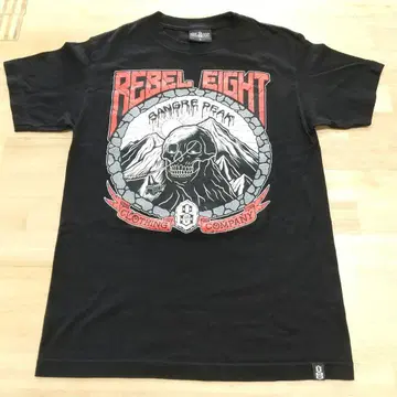 Rebel Eight 스컬 티셔츠 S 사이즈