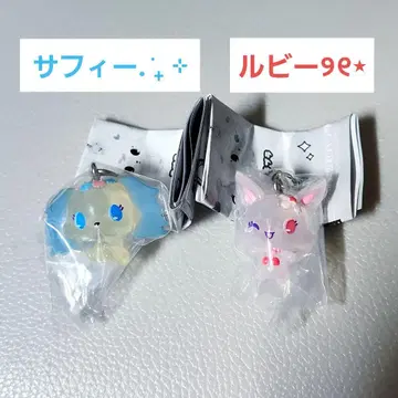 쥬얼펫 메지루시 액세서리 가챠 마스코트 토끼 강아지