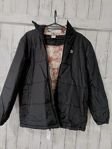 ROXY 블랙 다운 자켓 M