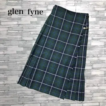 glen fyne 글렌파인 스코틀랜드제 랩스커트 체크