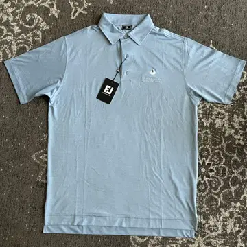 새상품 FootJoy 풋조이 골프웨어 피케 셔츠 스카이블루 XL-2XL