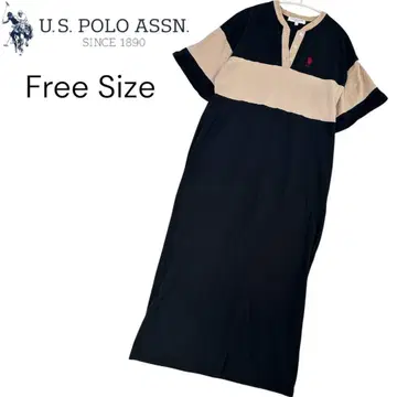 U.S. POLO ASSN. 반팔 티셔츠 원피스 프리 사이즈 라거 T