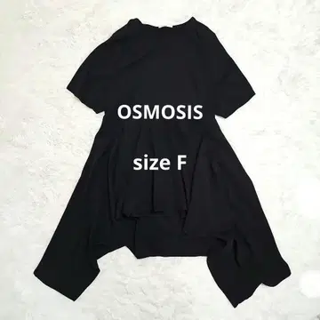 [ OSMOSIS ] 오즈모시스 사이드 드레이프 튜닉 아지메 F