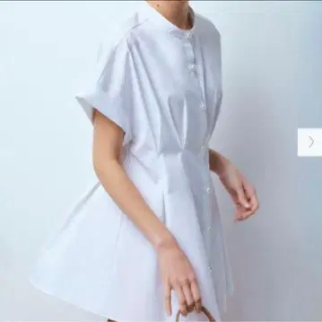 PLST 펄 버튼 페플럼 셔츠 사이즈 S