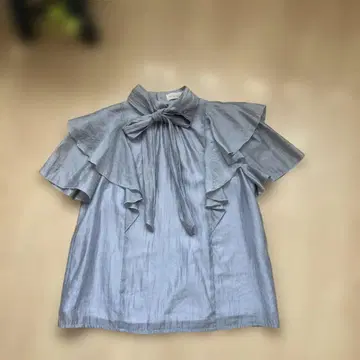 31 Sons de mode 시어 프릴 블라우스 리본 타이