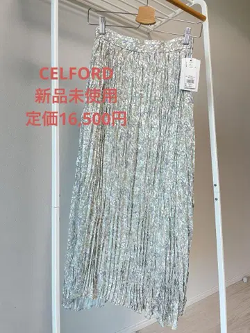[새상품] CELFORD 플리츠 스커트 36