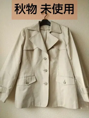 미사용 새상품 가을 트렌치코트 숏 기장