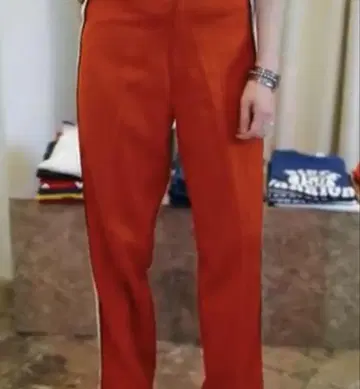 Witty Vintage 라인 팬츠 파랑