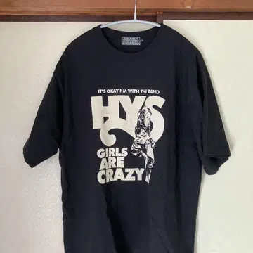 HYSTERIC 블랙 티셔츠 새상품!