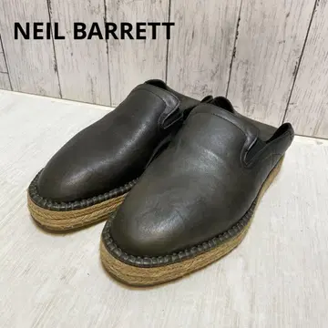 NEIL BARRETT 닐 바렛 슬립온 샌들 그린