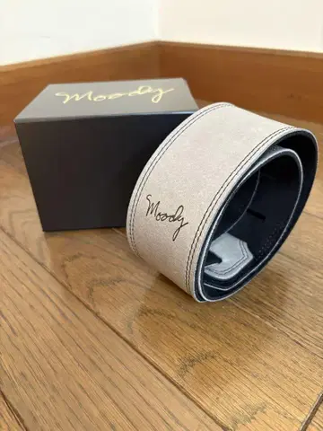 Moody 기타 스트랩 Leather-Suede 2.5