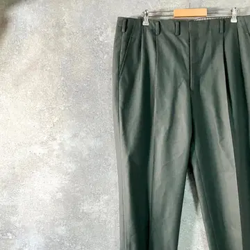 70-80년대 슬랙스 빈티지 원턱 카키 TALON 지퍼